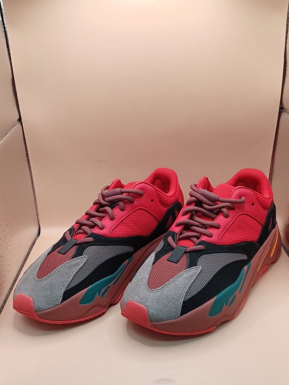 Adidas X Yeezy Boost 700 Hi-Res Red Shoes Men Size 10 US HQ6979